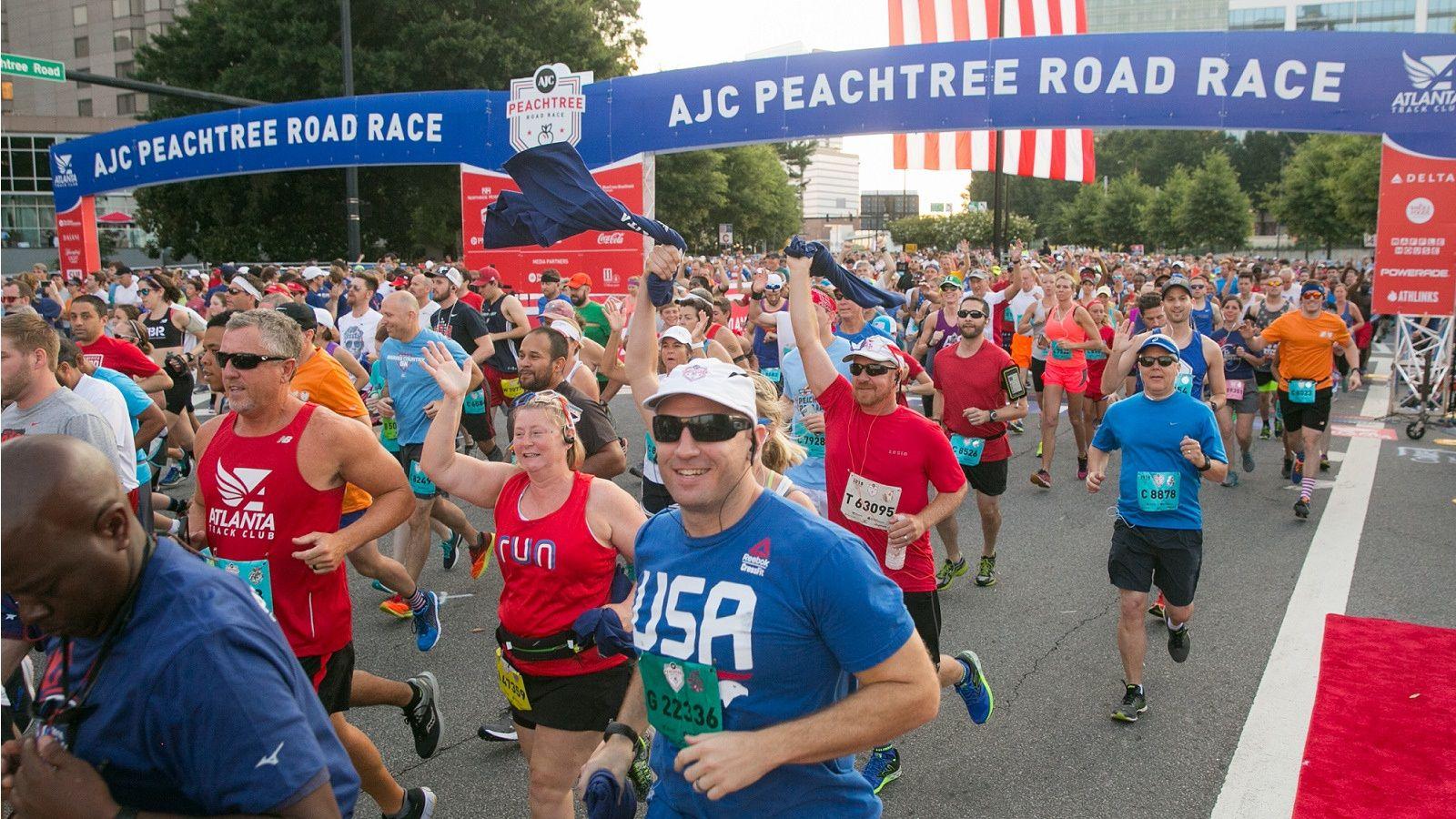 AJC Peachtree Road Race Results Leaderboard